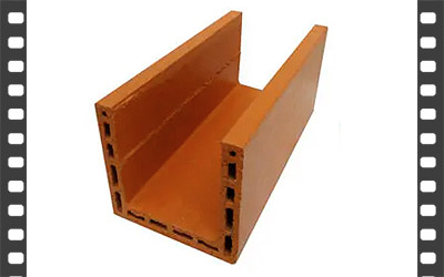 Canaleta para bloco cerâmico de 14×19×39