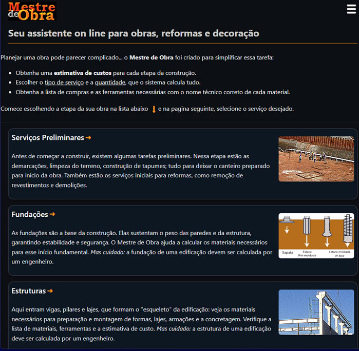 Imagem da pagina index.html