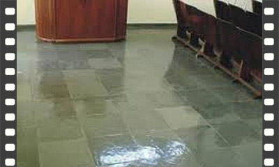 Revestimento de piso de pedra ardósia natural