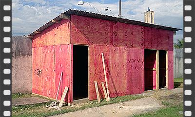  Barracão de madeira para canteiro de obras