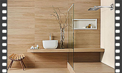 Revestimento de parede com porcelanato