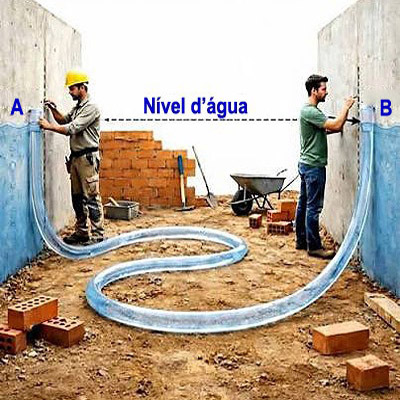 Você sabe usar a mangueira de nível?
